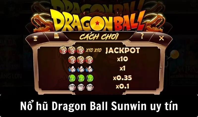 Vì sao nổ hũ Dragon Ball Sunwin được yêu thích?